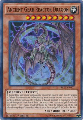 Ancient Gear Reactor Dragon - SR03-EN001 - Ultra Rare 1st Edition Structure Deck: Machine Reactor 1st Edition Singles