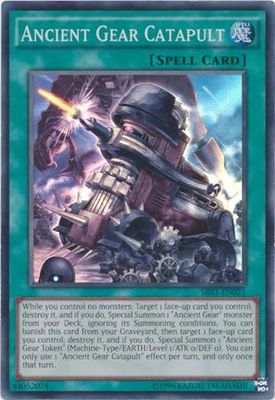Ancient Gear Catapult - SR03-EN021 - Super Rare Unlimited Structure Deck: Machine Reactor Unlimited Singles