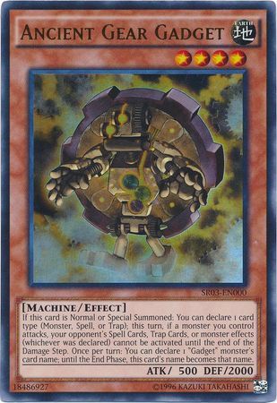 Ancient Gear Gadget - SR03-EN000 - Ultra Rare Unlimited Structure Deck: Machine Reactor Unlimited Singles