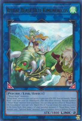 SH Ritual Beast Ulti-Kimunfalcos - BLTR-EN092 - Ultra Rare 1st Edition Battles of Legend: Terminal Revenge 1st Edition Singles