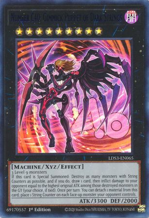 SH Number C40: Gimmick Puppet of Dark Strings (Blue) - LDS3-EN065 Ultra Rare 1st Edition Legendary Duelists: Season 3 [LDS3] 1st Edition Singles