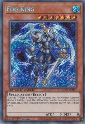 SH Fog King - SGX3-ENH01 - Secret Rare 1st Edition Speed Duel GX: Duelists of Shadows Singles