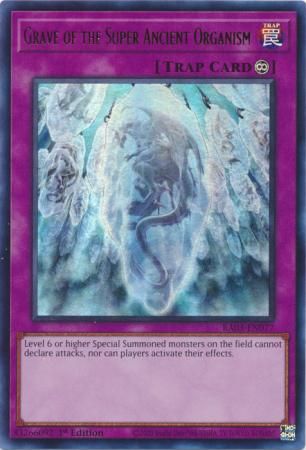 Grave of the Super Ancient Organism - RA03-EN077 - Ultra Rare 1st Edition Quarter Century Bonanza 1st Edition Singles *Espanol*