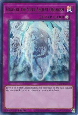 Grave of the Super Ancient Organism - RA03-EN077 - Ultra Rare 1st Edition Quarter Century Bonanza 1st Edition Singles
