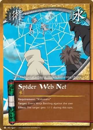 SH Spider Web Net - J-183 - Common Naruto: Dream Legacy Foil