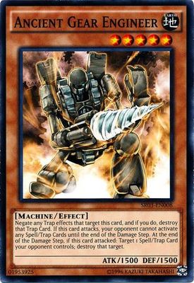Ancient Gear Engineer - SR03-EN008 - Common Unlimited Structure Deck: Machine Reactor Unlimited Singles