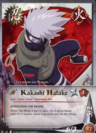 SH Kakashi Hatake - N-123 - Rare Naruto: Curse of the Sand Foil