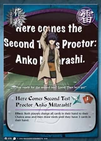 SH Here comes second test proctor Anko Mitarashi! - M-070 - Rare Naruto: Coils of the Snake
