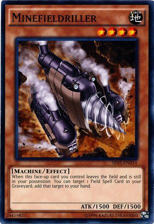 Minefieldriller - SR03-EN014 - Common Unlimited Structure Deck: Machine Reactor Unlimited Singles