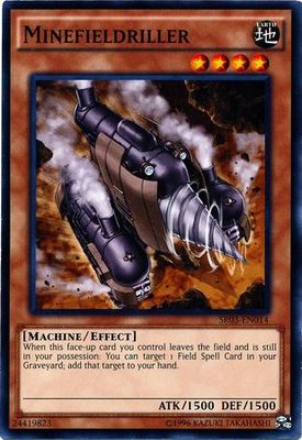 Minefieldriller - SR03-EN014 - Common Unlimited Structure Deck: Machine Reactor Unlimited Singles