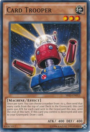 Card Trooper - SR03-EN015 - Common Unlimited Structure Deck: Machine Reactor Unlimited Singles