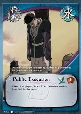 SH Public Execution - M-033 - Common Naruto: The Path to Hokage Foil