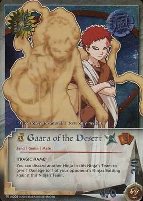 SH Gaara of the Desert - PR-US008 - Promo Naruto CCG Promos Foil