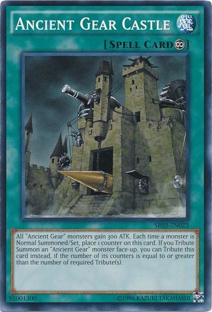 Ancient Gear Castle - SR03-EN023 - Common Unlimited Structure Deck: Machine Reactor Unlimited Singles