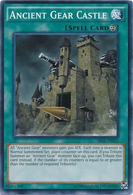Ancient Gear Castle - SR03-EN023 - Common Unlimited Structure Deck: Machine Reactor Unlimited Singles