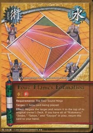 SH Four Flames Formation - 135 - Rare Naruto: The Chosen