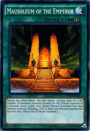 Mausoleum of the Emperor - SR03-EN026 - Common Unlimited Structure Deck: Machine Reactor Unlimited Singles
