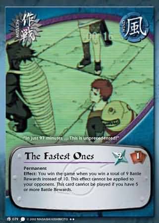 SH The Fastest Ones - M-079 - Rare Naruto: Coils of the Snake Foil