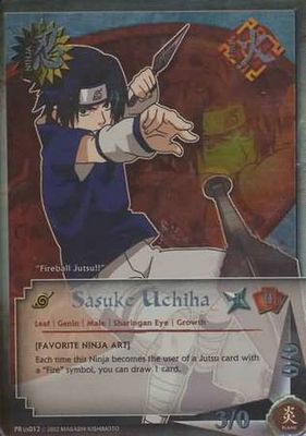 SH Sasuke Uchiha - PR-US012 - Promo Naruto CCG Promos Foil