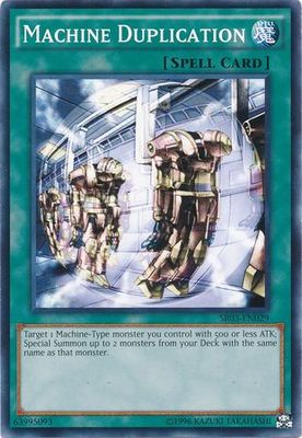 Machine Duplication - SR03-EN029 - Common Unlimited Structure Deck: Machine Reactor Unlimited Singles