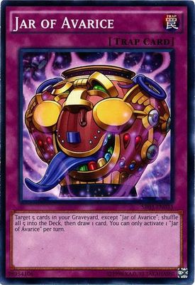 Jar of Avarice - SR03-EN033 - Common Unlimited Structure Deck: Machine Reactor Unlimited Singles