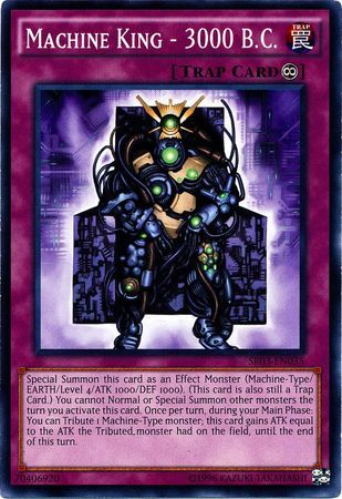 Machine King - 3000 B.C. - SR03-EN035 - Common Unlimited Structure Deck: Machine Reactor Unlimited Singles