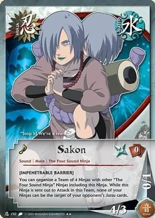 SH Sakon - N-150 - Rare Naruto: Revenge and Rebirth