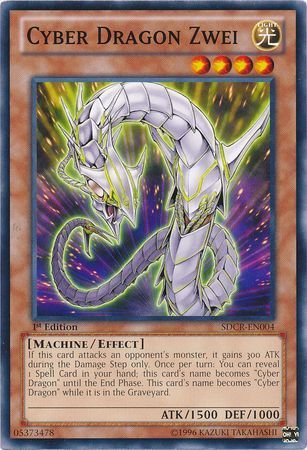 Cyber Dragon Zwei - SDCR-EN004 - Common 1st Edition Structure Deck: Cyber Dragon Revolution 1st Edition Singles