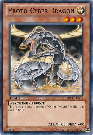 Proto-Cyber Dragon - SDCR-EN005 - Common 1st Edition Structure Deck: Cyber Dragon Revolution 1st Edition Singles