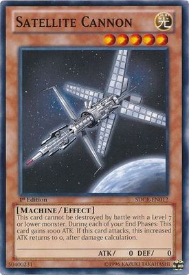 Satellite Cannon - SDCR-EN012 - Common 1st Edition Structure Deck: Cyber Dragon Revolution 1st Edition Singles