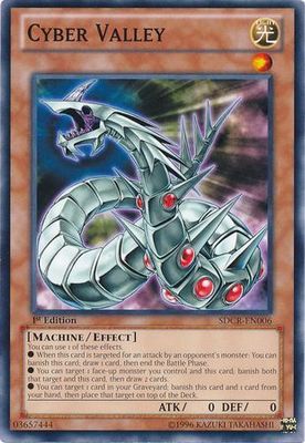 Cyber Valley - SDCR-EN006 - Common 1st Edition Structure Deck: Cyber Dragon Revolution 1st Edition Singles
