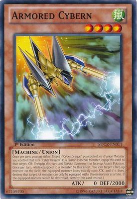 Armored Cybern - SDCR-EN011 - Common 1st Edition Structure Deck: Cyber Dragon Revolution 1st Edition Singles
