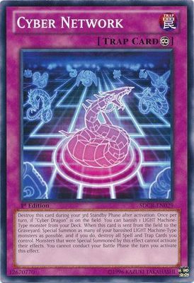 Cyber Network - SDCR-EN029 - Common 1st Edition Structure Deck: Cyber Dragon Revolution 1st Edition Singles