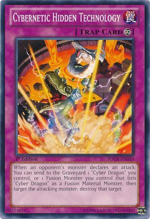 Cybernetic Hidden Technology - SDCR-EN030 - Common 1st Edition Structure Deck: Cyber Dragon Revolution 1st Edition Singles