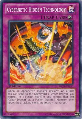 Cybernetic Hidden Technology - SDCR-EN030 - Common 1st Edition Structure Deck: Cyber Dragon Revolution 1st Edition Singles