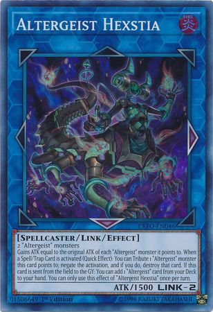 Altergeist Hexstia - EXFO-EN046 - Super Rare 1st Edition Extreme Force [EXFO] 1st Edition Singles (español)