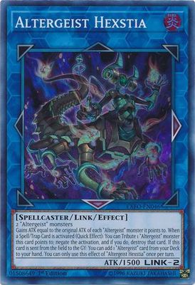 Altergeist Hexstia - EXFO-EN046 - Super Rare 1st Edition Extreme Force [EXFO] 1st Edition Singles (español)