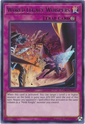 World Legacy Whispers - EXFO-EN071 - Rare Unlimited Extreme Force [EXFO] Unlimited Singles (espanol)