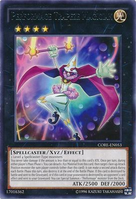 Performage Trapeze Magician - CORE-EN053 - Rare Unlimited Clash of Rebellions Unlimited Singles