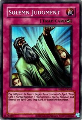 SH Solemn Judgment - RP01-EN045 - Super Rare - Reprint Retro Pack: 2020 Reprint (RP01) Singles