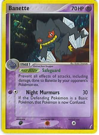 SH Banette - 1/100 - Holo Rare Ex Crystal Guardians Singles