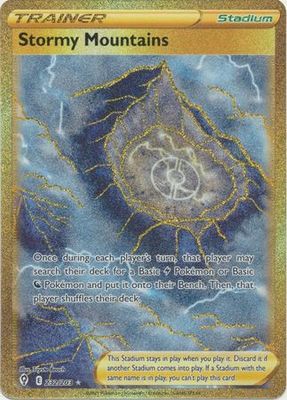 SH Stormy Mountains - 232/203 - Secret Rare Sword &amp; Shield: Evolving Skies Singles