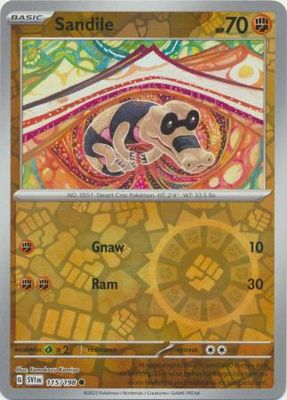 SH Sandile - 115/198 - Common Reverse Holo Scarlet &amp; Violet (Base Set) Reverse Holo Singles