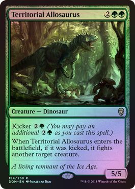 Territorial Allosaurus 184/269 - Foil Dominaria Foil Singles