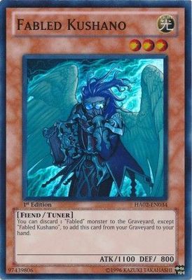 Fabled Kushano - HA02-EN034 - Super Rare 1st Edition Hidden Arsenal 2 [HA02] 1st Edition Singles (espanol)