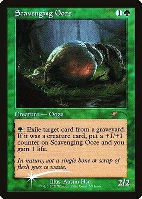 Scavenging Ooze 5/5 - Retro Frame Foil Promo (Love Your LGS 2021) Magic: The Gathering Promo Cards