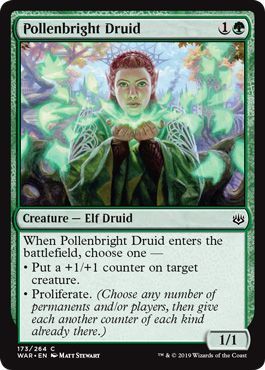 Pollenbright Druid 173/264 War of the Spark Singles