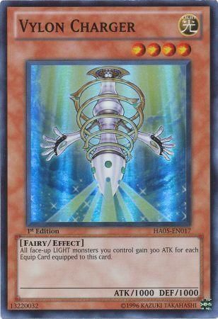 SH Vylon Charger - HA05-EN017 - Super Rare 1st Edition Hidden Arsenal 5 1st Edition Singles