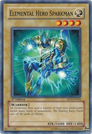 GA Elemental Hero Sparkman - DP1-EN004 - Common 1st Edition Duelist Pack: Jaden Yuki 1 1st Edition Singles