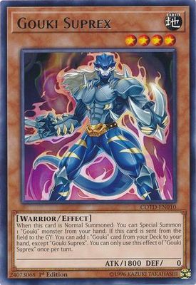 Gouki Suprex - COTD-EN010 - Rare 1st Edition Code of the Duelist 1st Edition Singles